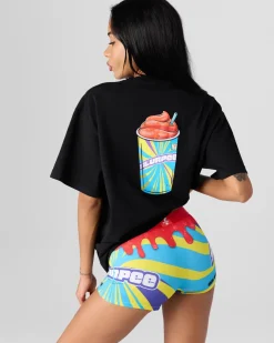 7-Eleven - Cherry Slurpee Black Graphic Tee