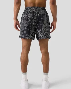 Khaki Paisley Essential Short