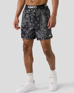 Khaki Paisley Essential Short