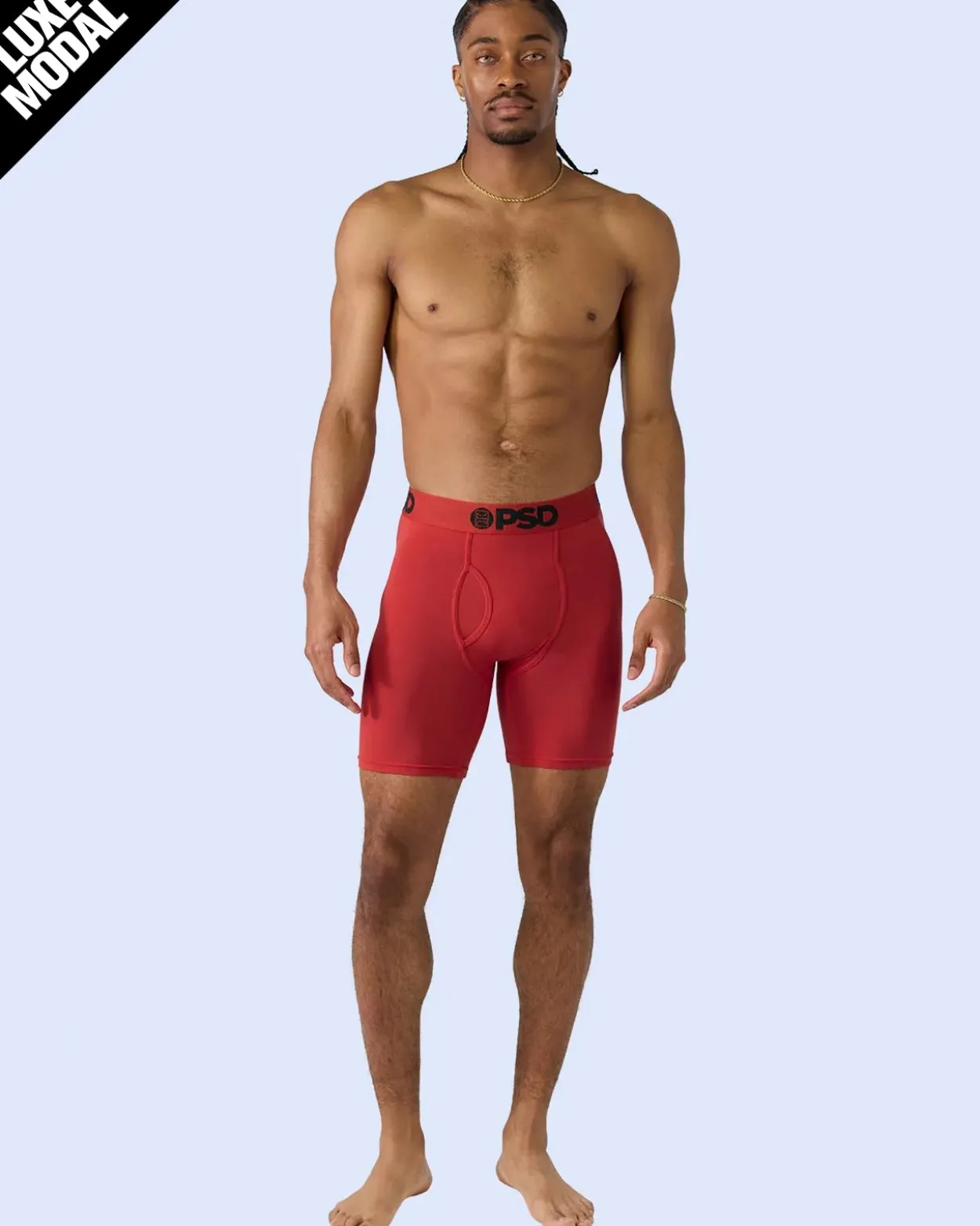 Luxe Modal - Metallic Red