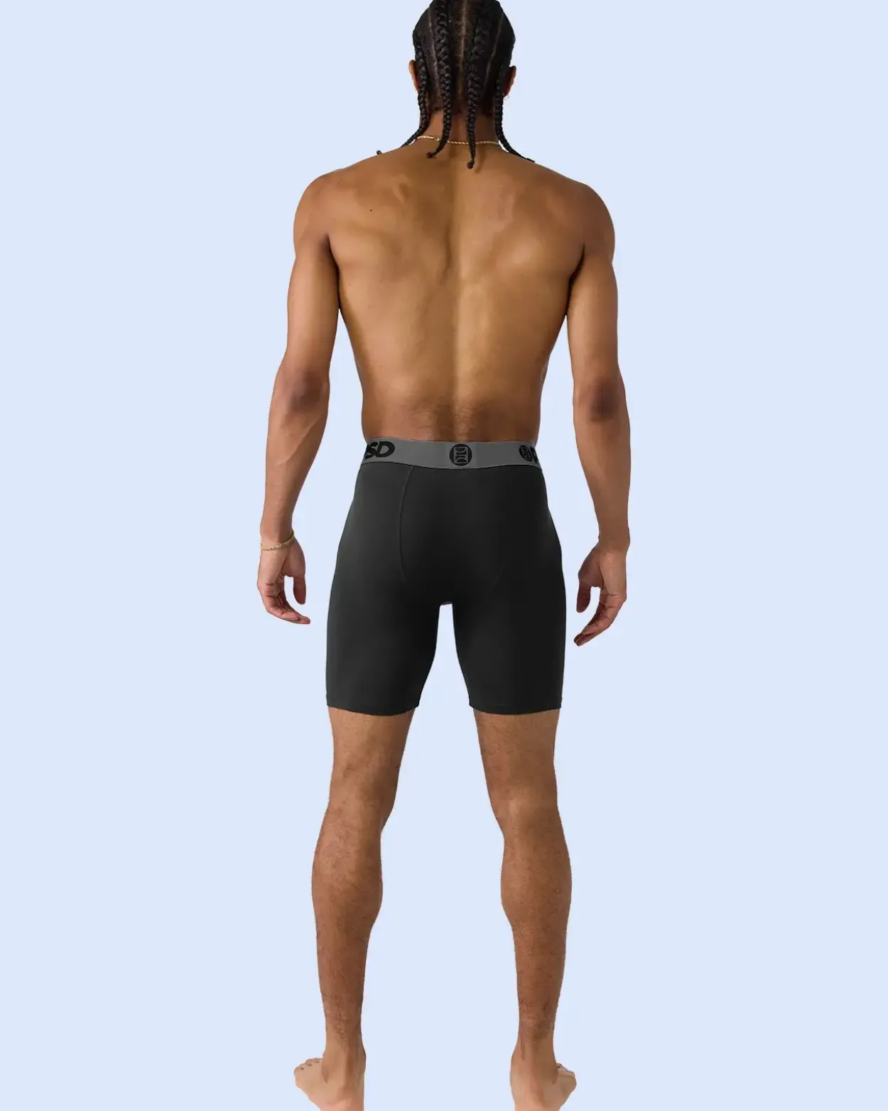 Luxe Modal 3 Pack - Black Grey
