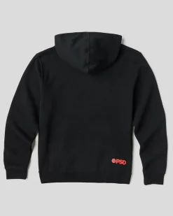 PSD Black Red Hoodie